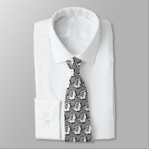 Bulldogs Mascot Necktie