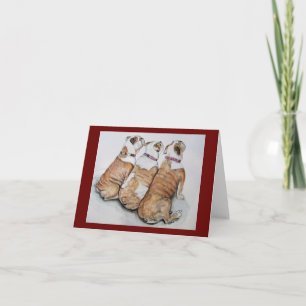 bulldogs note card