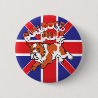 Bulldogs rule badge British bulldog