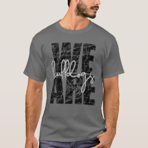 Bulldogs School Sports Fan Team Spirit T-Shirt