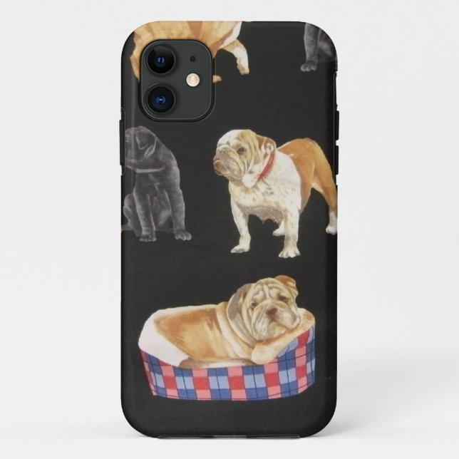 Bulldogs & Shar Peis Case-Mate iPhone Case (Back)