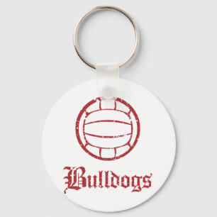 Bulldogs Volleyball Key Ring