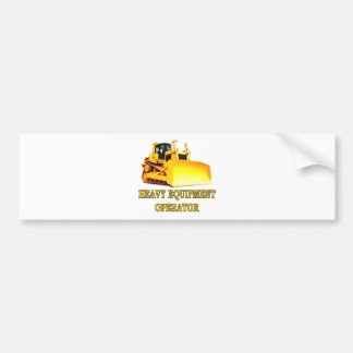 BULLDOZER BUMPER STICKER