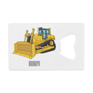 Bulldozer cartoon illustration