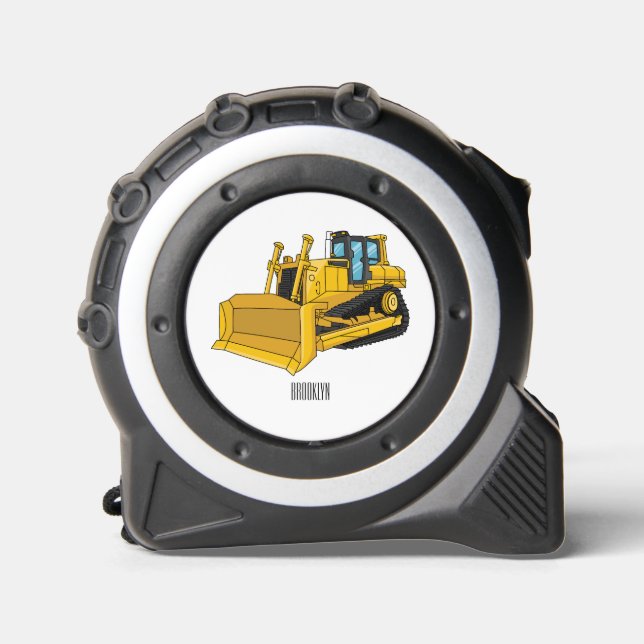 Bulldozer cartoon illustration 1 (Front)