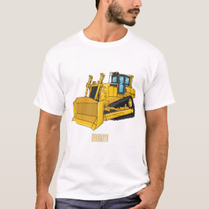 Bulldozer cartoon illustration  T-Shirt