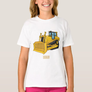 Bulldozer cartoon illustration T-Shirt