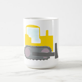 bulldozer coffee mug