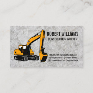 Bulldozer   Concrete  Appointment Card