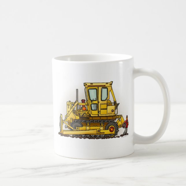 Bulldozer Dozer Coffee Mug (Right)