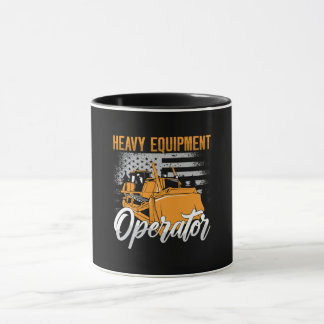 Bulldozer Heavy Equipment Operator Construction Mug