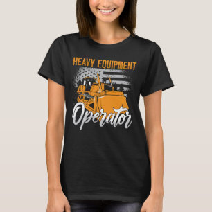 Bulldozer Heavy Equipment Operator Construction T-Shirt