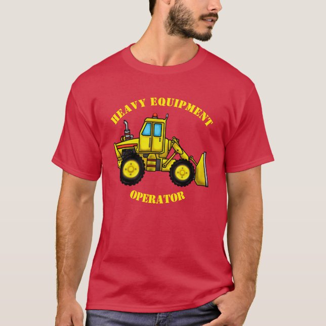 Bulldozer Mens T-Shirt (Front)