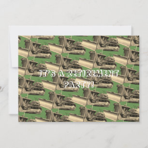 BULLDOZER OPERATING ENGINEER RETIREMENT INVITATION