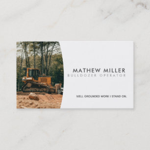 Bulldozer operator Business Cards