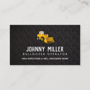 Bulldozer Operator Business Cards