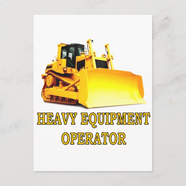 BULLDOZER POSTCARD (Front)