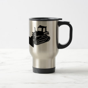 bulldozer travel mug