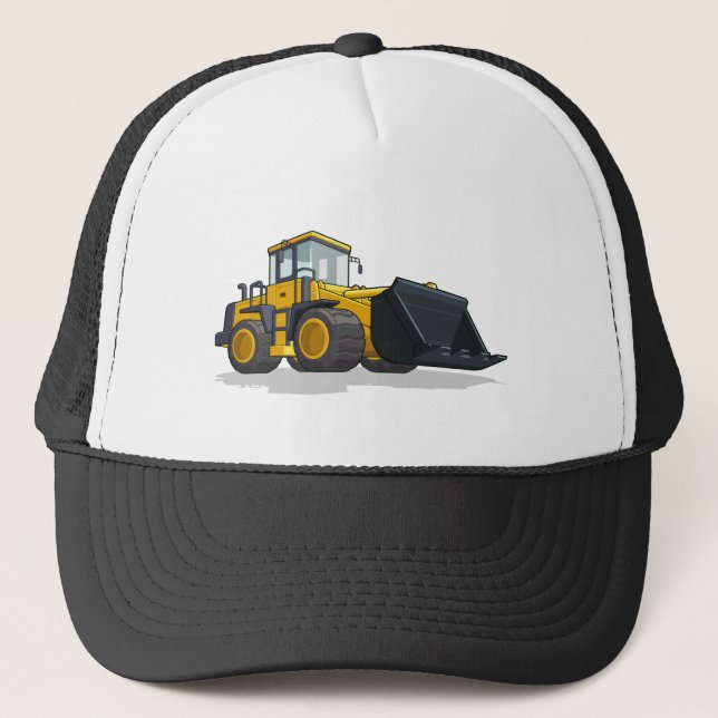 Bulldozer Trucker Hat (Front)