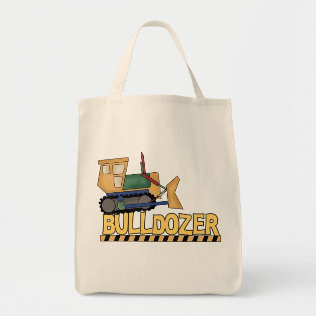 Bulldozer Tshirts and Gifts Tote Bag (Front)