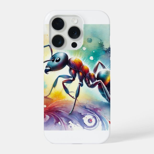Bullet Ant 201024AREF108 - Watercolor iPhone Case (Back)