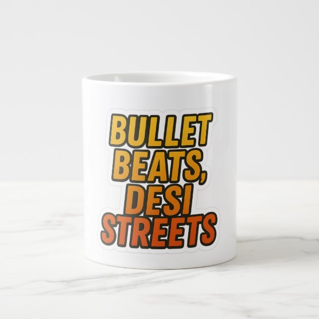 Bullet Beats, Desi Streets – Punjabi Biker Mug Des (Front)