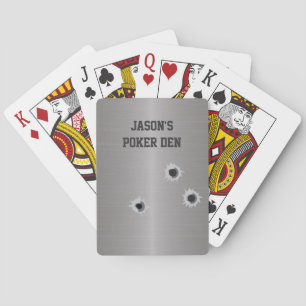 Bullet Holes Custom Playing Card Deck