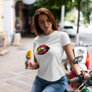 Bullet In Lips   T-Shirt