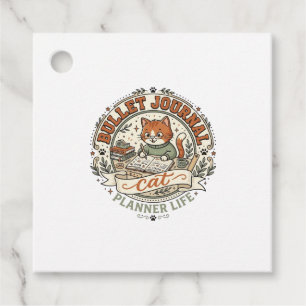 Bullet Journal Cat Bullet Journal Cat Vintage Vect Favour Tags