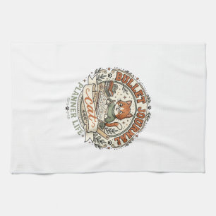 Bullet Journal Cat Bullet Journal Cat Vintage Vect Tea Towel