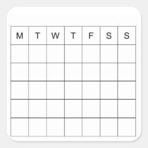 Bullet Journal Mini Calendar Sticker