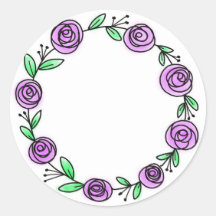 Bullet Journal Rose Sticker