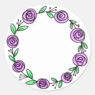 Bullet Journal Rose Sticker