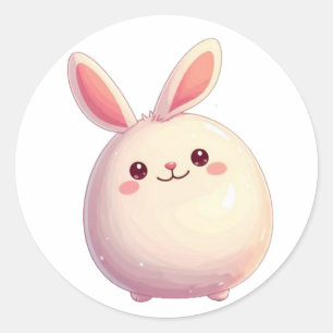 Bullet Journalling Series21 - Cute Rabbit 3 Classic Round Sticker