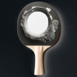 Bullet Metal Fake Hole Funny Ping Pong Paddle<br><div class="desc">This design was created through digital art. It may be personalised by clicking the customise button and changing the colour, adding a name, initials or your favourite words. Contact me at colorflowcreations@gmail.com if you with to have this design on another product. Purchase my original abstract acrylic painting for sale at...</div>