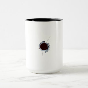Bullet Shot Hole Mug