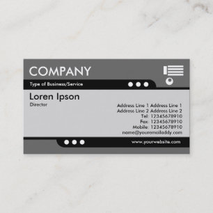 Bullet Train - Grey (666666) Business Card