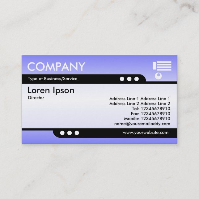 Bullet Train - Horizon Glow 06 Business Card (Front)