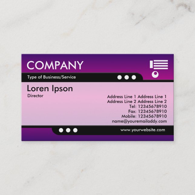 Bullet Train - Horizon Glow 08 Business Card (Front)