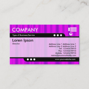 Bullet Train - Purple Satin Business Card