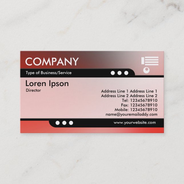 Bullet Train - Soft Gradients Business Card (Front)