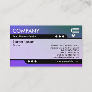 Bullet Train - Soft Gradients Business Card