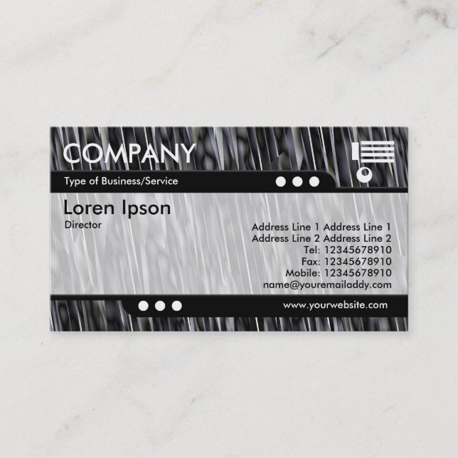 Bullet Train - Space Rock Business Card (Front)