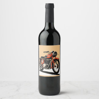 Bullet wine bottle label