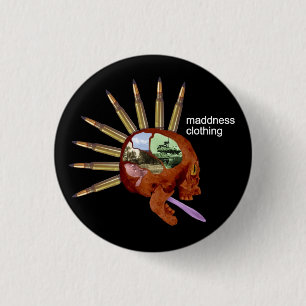 bullethawk 3 cm round badge