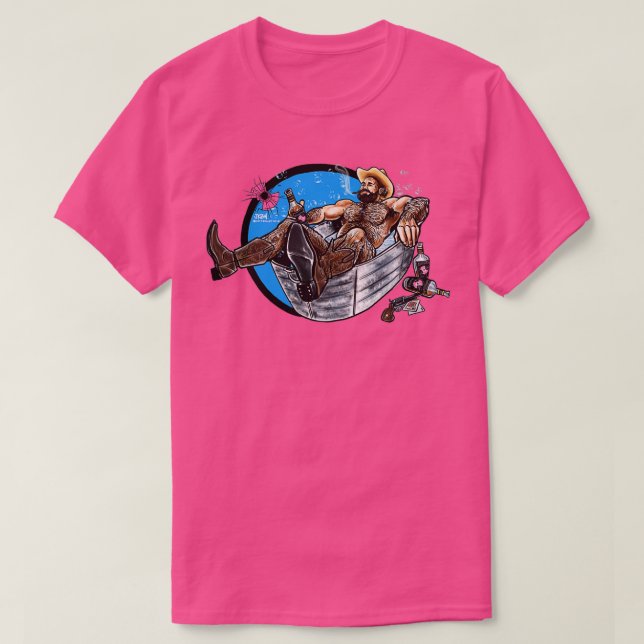 Bullethole Cowboy 2 Saddle Soap Up Classic TShirt (Design Front)