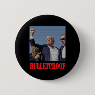 Bulletproof Ination Attempt V2 6 Cm Round Badge