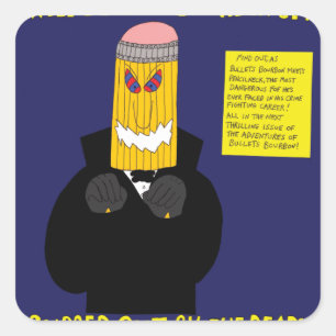 Bullets Bourbon Pencilneck stickers