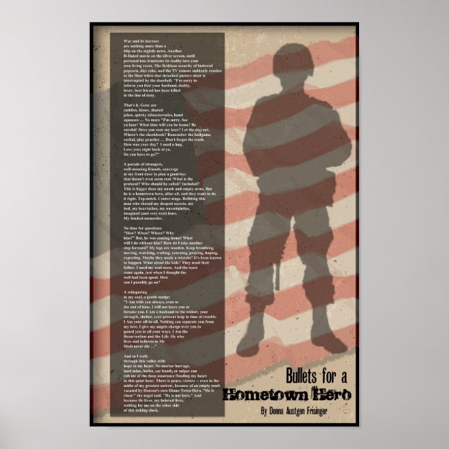 Bullets for a Hometown Hero Poster (Front)