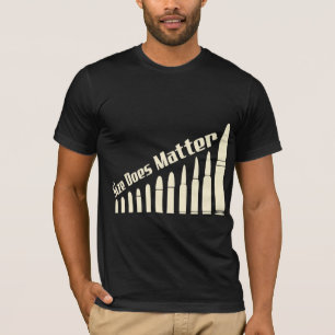 Bullets Size Does Matter #USAPatriotGraphics © T-Shirt